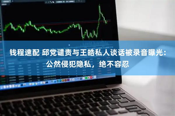 钱程速配 邱党谴责与王皓私人谈话被录音曝光：公然侵犯隐私，绝不容忍