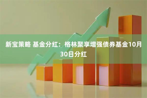 新宝策略 基金分红：格林聚享增强债券基金10月30日分红